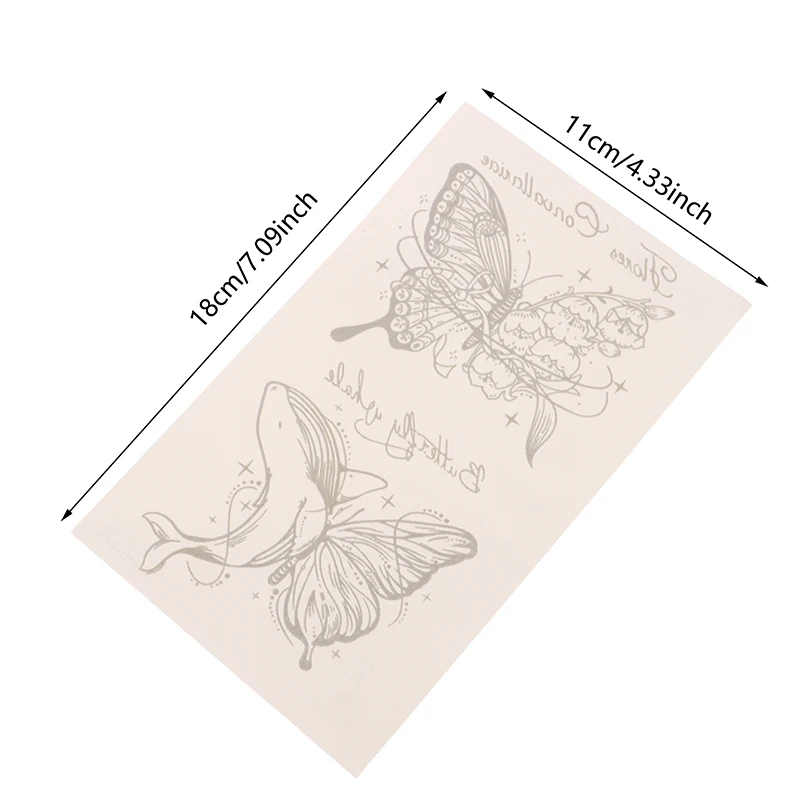 کا عارضی ٹیٹو اسٹیکر، واٹر پروف میجک ٹیٹو، 15 دن تک چلتا ہے جعلی ٹیٹو، نیم مستقل ٹیٹو