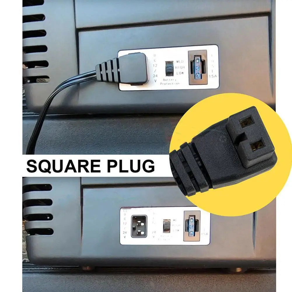 12V Car Refrigerator Power Cord Fridge Freezer Power Cord For ARB Car Cigarette Lighter Adapter Fridge Heater Extension Cable