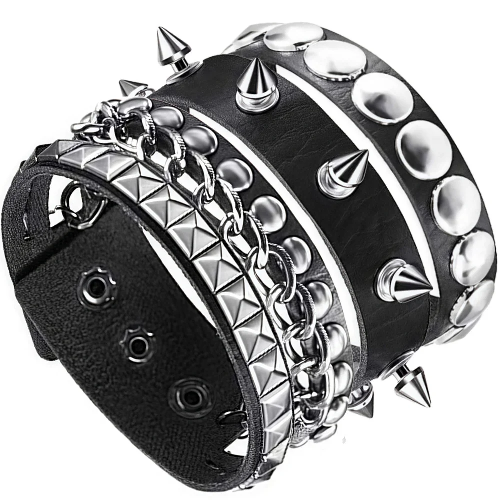 Pu Leather Goth Bra…