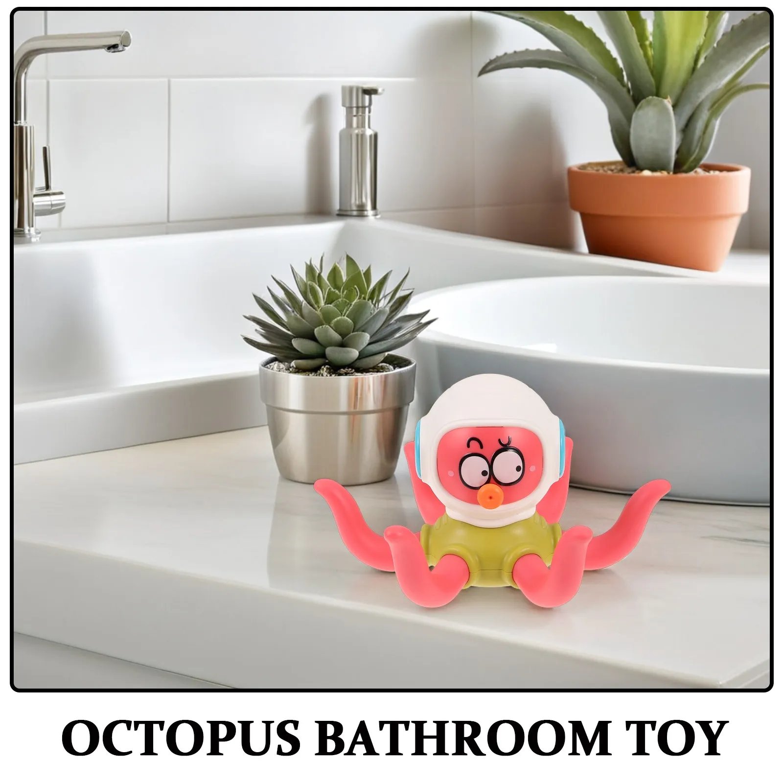1Set Octopus Ring Toss Floating Water Game Bath Pool Outdoor Play for Kids Hand Eye Coordination Floating Octopus Toy