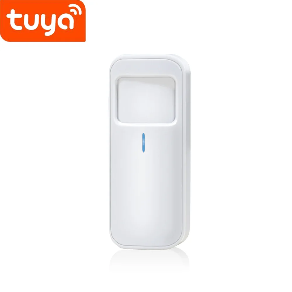 WIFI Human Body PIR Motion Sensor Tuya Indoor Infrared Intrusion Alarm Wide Angle Detector Emergency Alert Remote Monitoring