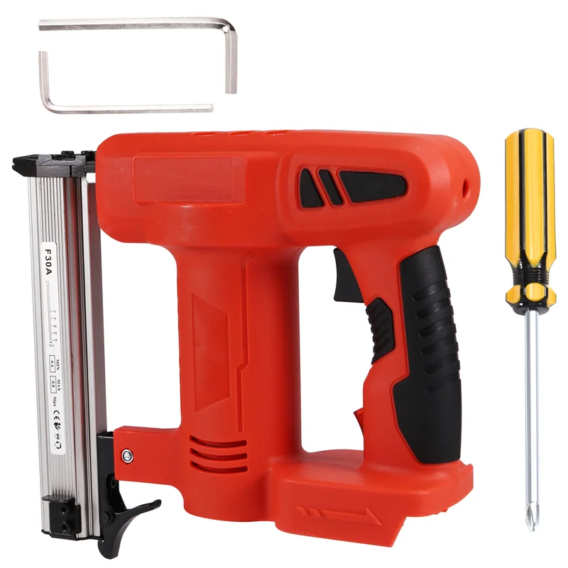 

RMWIN-High-Power Fastening Tool Forwoodworking Construct F30 Cordless Electric Nail Gun Staple Gun Formakita 18V Battery
