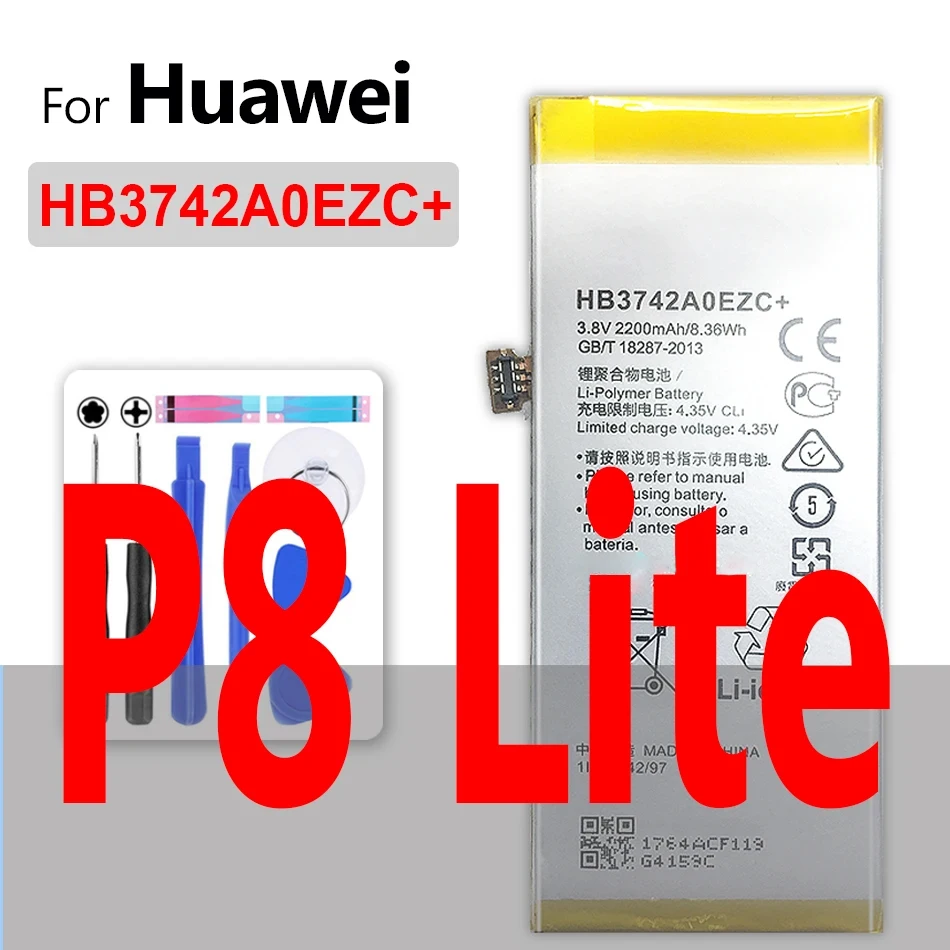 Phone Battery For Huawei P8 P9 P10 P20 P30 P40 Plus Pro Lite/Y5 Y6 II Y7 Y9 Prime Pro 2017 2018 2019 Nova 3 4 4e 5i Lite Smart