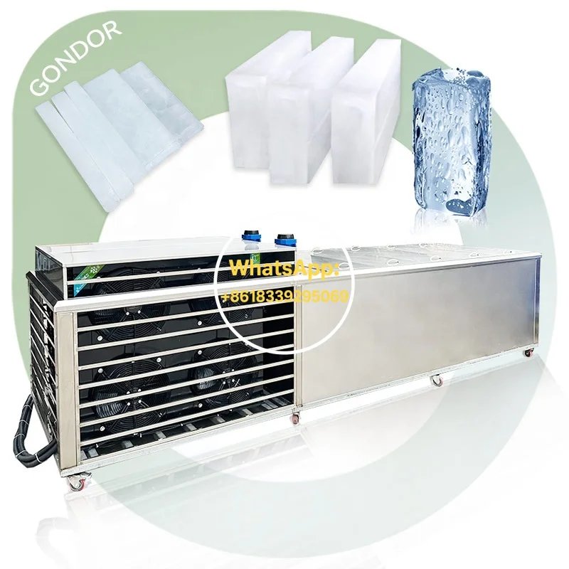 

Промышленная автоматическая машина для изготовления блоков льда 5 кг, индивидуальная машина для изготовления кубиков льда из нержавеющей стали, коммерческое использование, ресторанная фабрика