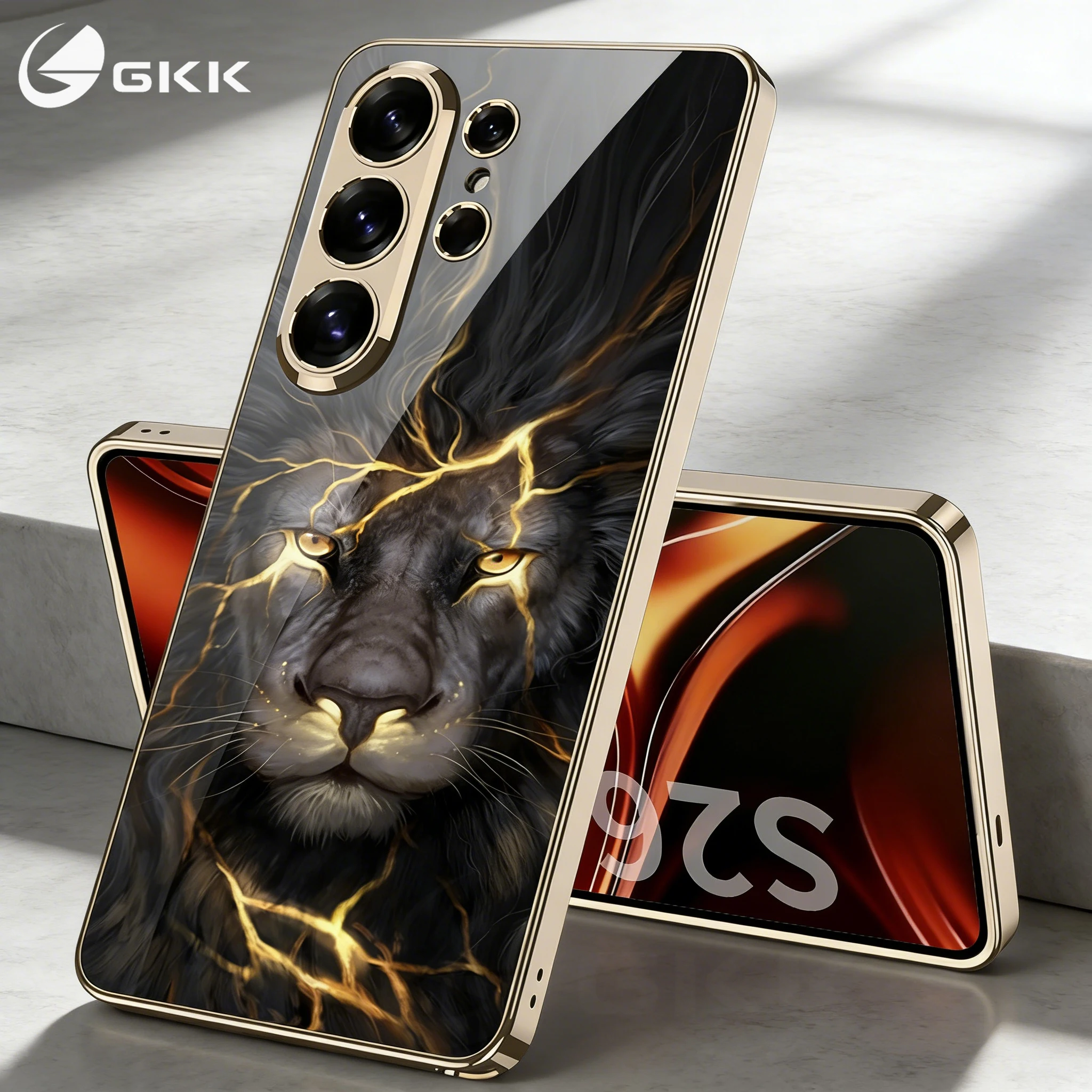 Luxury Plating Soft Edge Case For Samsung Galaxy S26 Ultra Painted Tempered Glass Higher Lens Cover For Galaxy S25 Ultra Case