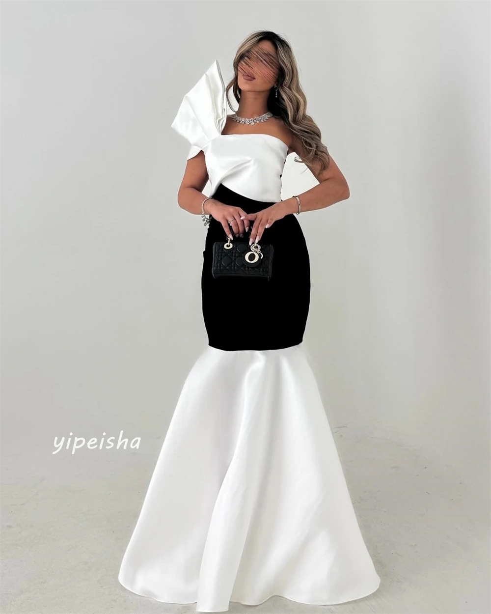 Customized Jersey Ruched Beach Mermaid One-shoulder Bespoke Occasion Gown Long Dresses