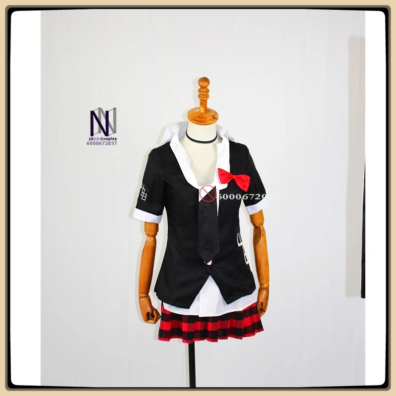 

Retro Japanese Cartoon Character Junko Enoshima Cosplay Costume Cute JK Uniform + Skirt Full Set High Quality Anime Outfit