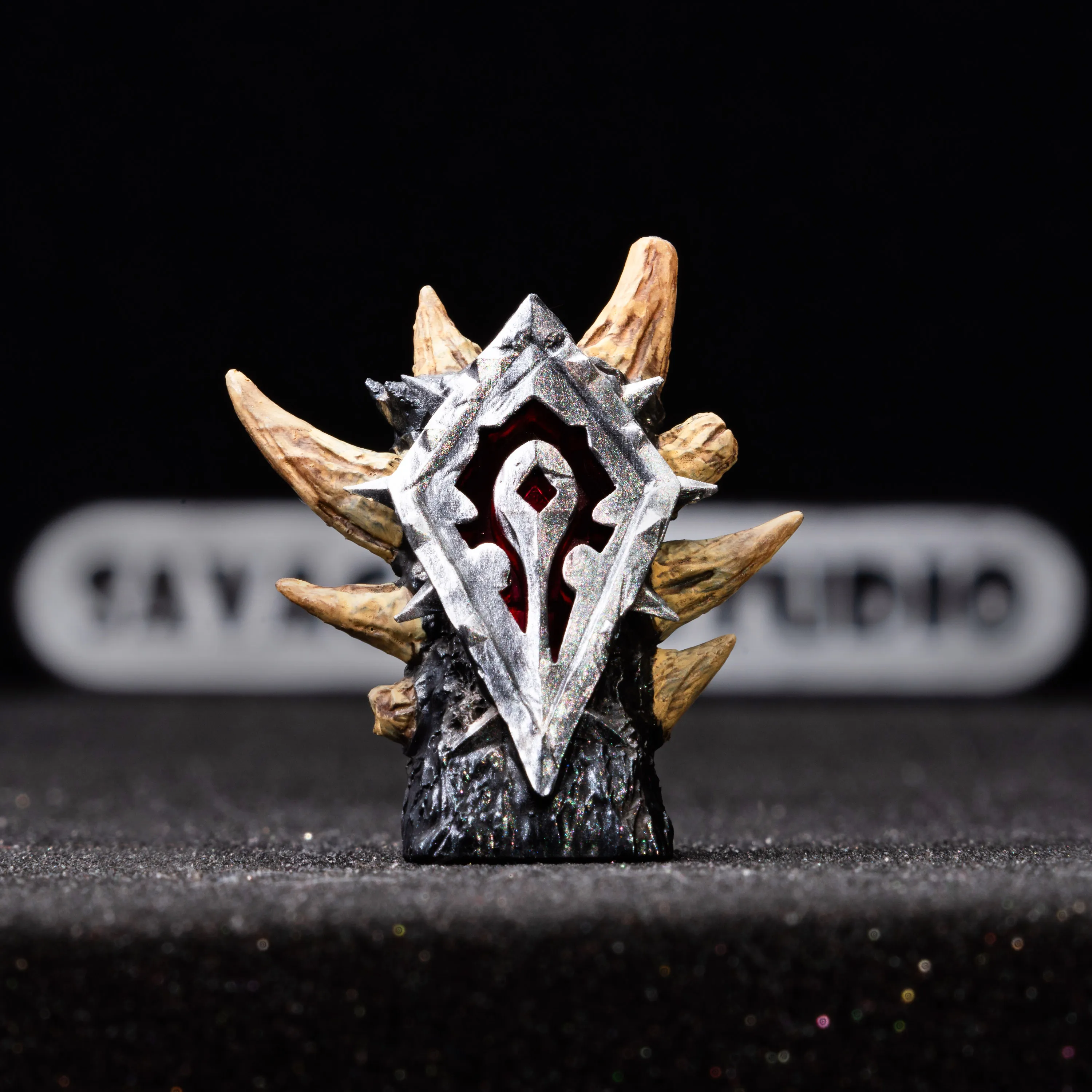 3D Custom WoW-Inspired Tribal Totem Logo Keycap for Mechanical Keyboard – Exclusive Gaming Accessory & Personalized Gift