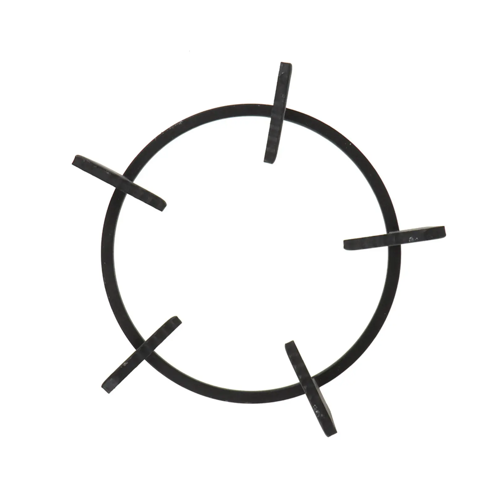 Thickened Cast Iron Wok Support Ring Non-Slip Heat Diffuser for Gas Stove Oven Grill Campfire Replacement Pot Rack Wok Ring
