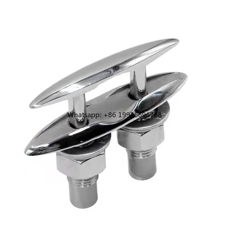 

316 Stainless Steel Heavy Duty High Mirror Polished 5'' 6'' Marine Grade Hardware Boat Cleat Manufacturer