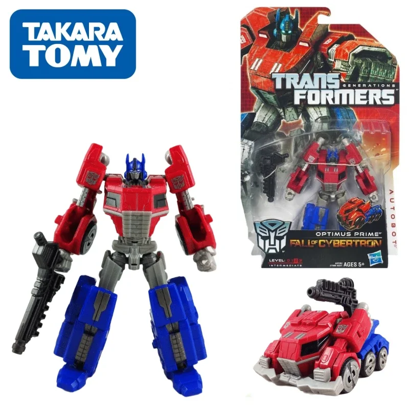 

В наличии Takara Tomy Трансформеры серии G осень Cybertron D-класс Optimus Prime робот аниме экшн-модель игрушки Подарочная фигурка