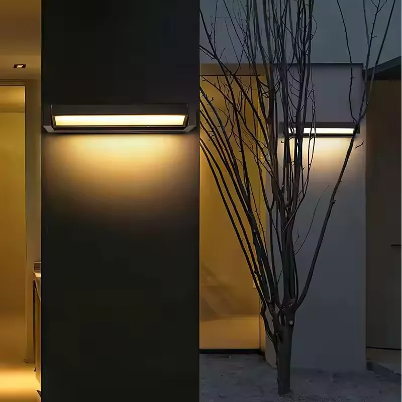 Outdoor LED Wall Lamp Waterproof IP65 Outdoor Wall Lamps Adjustable Angle 350° Aluminium Garden Porch Exterior Sconce Lights