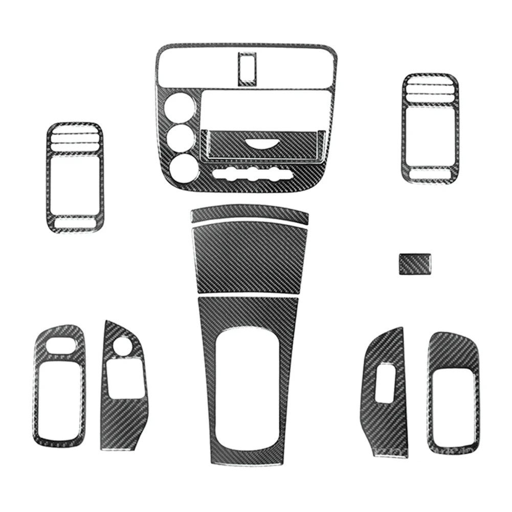 

Украшение автомобиля Комплект отделки из углеродного волокна Украшение салона автомобиля Материал из углеродного волокна Предотвращение пыли Простая установка