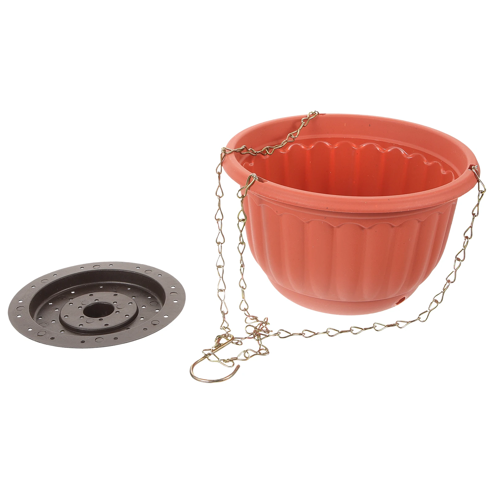 

2 Pcs Plastic Hanging Basket Flower Pot Planter Wall Indoor Succulent Planters Pots for Plants Succulents