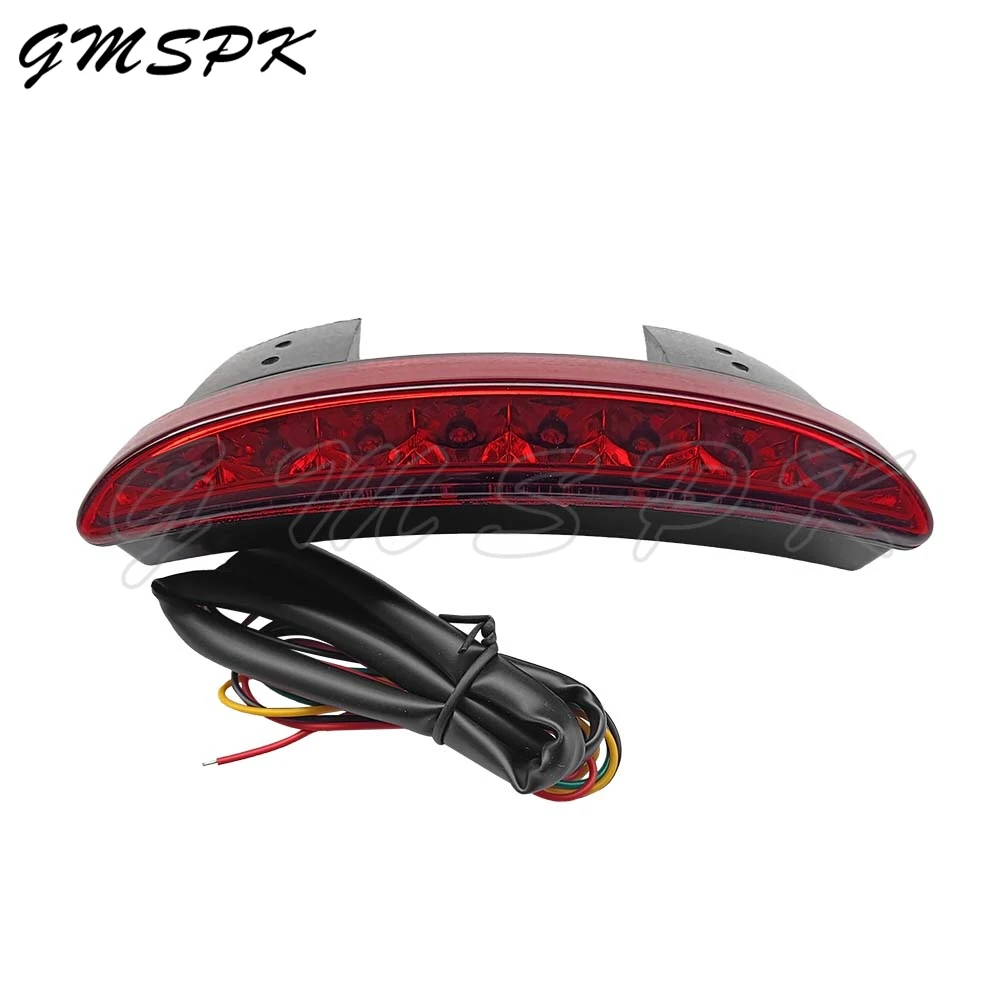 Motorcycle Rear Fender Edge LED Turn Signal Taillight Brake Tail Lights Fit for Harley Sportster XL 883 1200 Iron 48 72