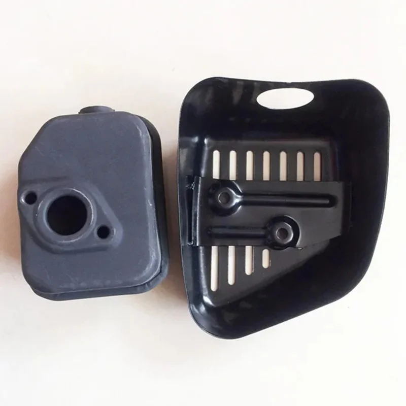 

Muffler & Cover Fits Honda GXV160 GXV140 engine HR215 HRB215 HRC216 HRM215 lawm mower exhaust pipe guard shield replacement