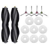 Accessories Kit For Yeedi Floor 3 Station Robot Vacuum Cleaner Main Side Brush Mop Rag Cloth Replacement-AT64
