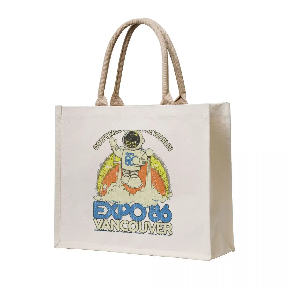 

Expo Ernie Jetpack 1986 Tote Bag Portable shopping bag woman shopping bag Big women Women's tote