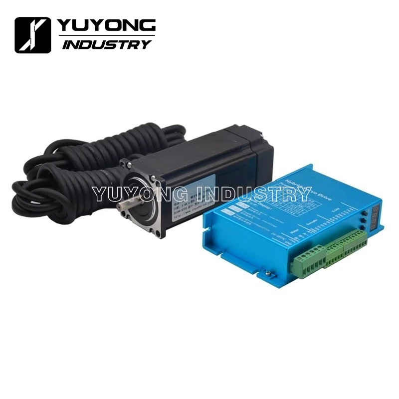 New Upgrade Digitial Display NEMA23 57mm DC16-60V HBS57 Closed loop Hybird Encoder Stepper Motor Drive Kit Easy Servo for CNC