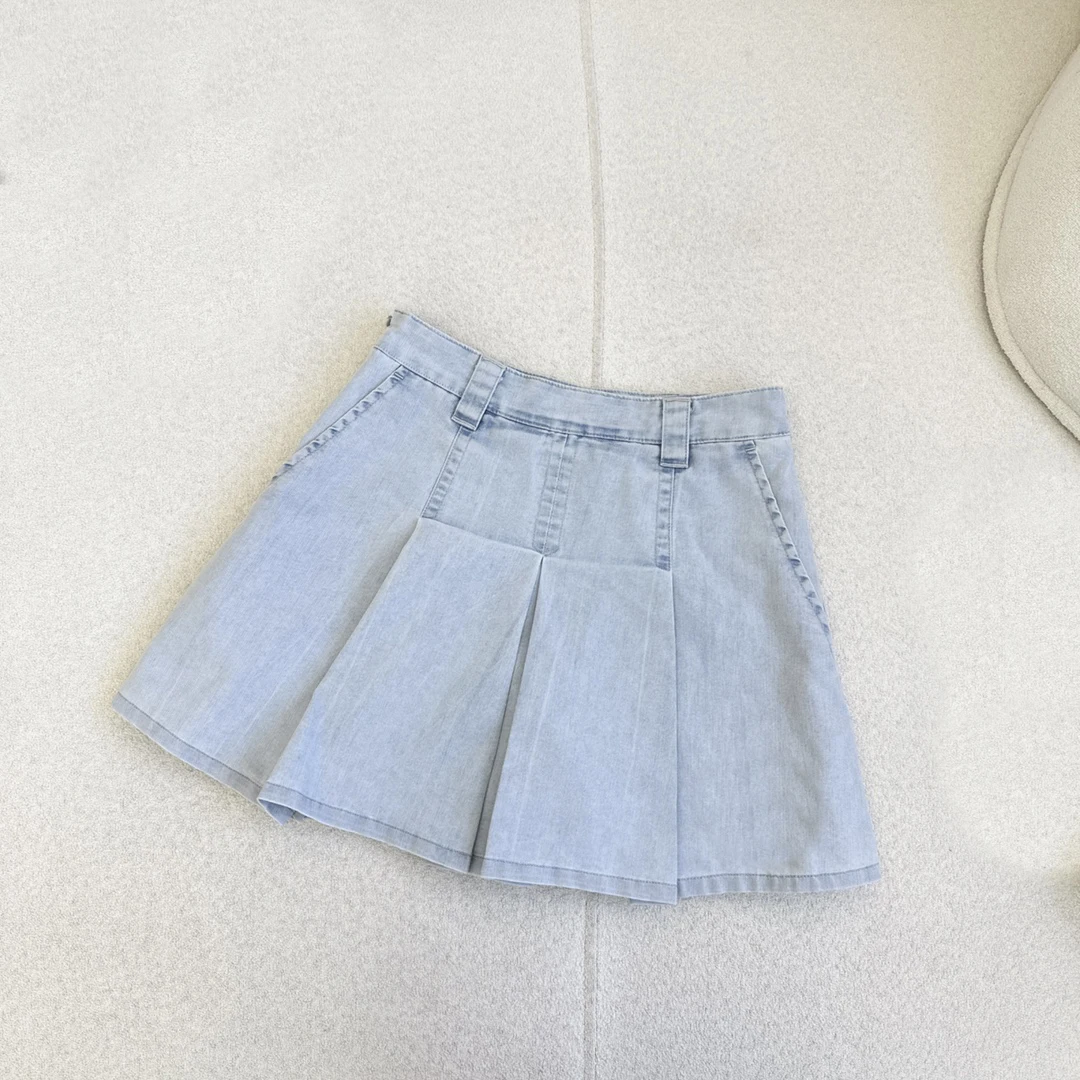 

Denim Half Skirt Fashionable Slimming Soft and Comfortable 2024 autumn women's new hot