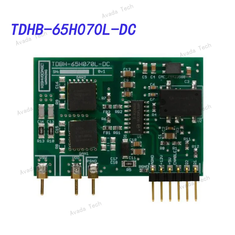 Avada Tech TDHB-65H070L-DC Power management IC development tool 2kW hard switched Daughter Card