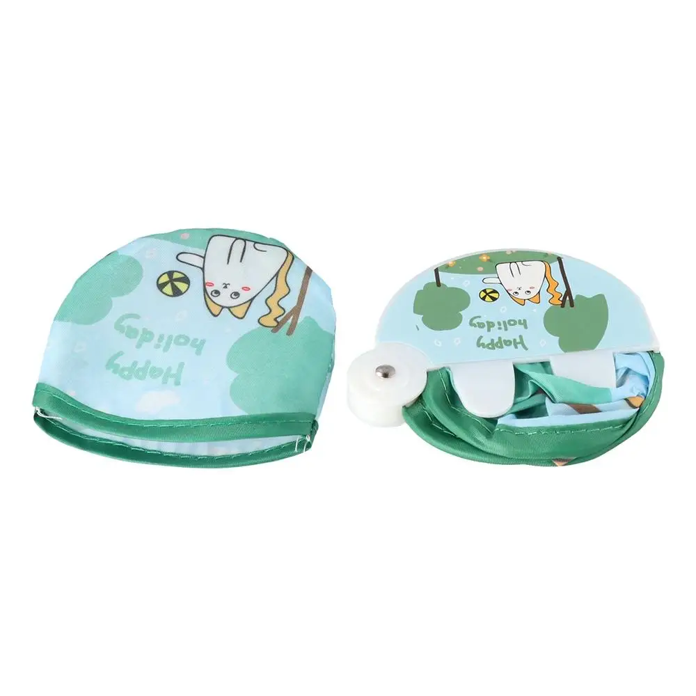 Japanese Style Creative Cartoon Pocket Size Collapsible Cooling Fans Party Favor Round Fan Home Decor Foldable Fan