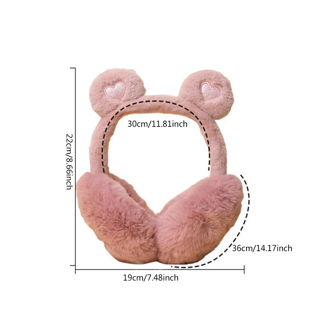 New Cute Cat Ear Warmers Glitter Ears Plush Earmuffs Winter Warm Women Ear Flap Lovely Girls Ear Muffs Cold Protection Ear Cover