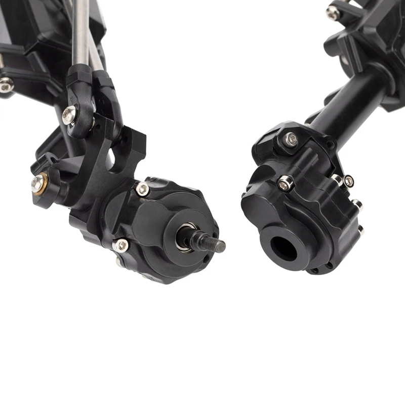 Metal Integrated Front And Rear Portal Axle Housing Set For Traxxas TRX4 TRX-4 1/10 RC Crawler Car Accessories Assembly