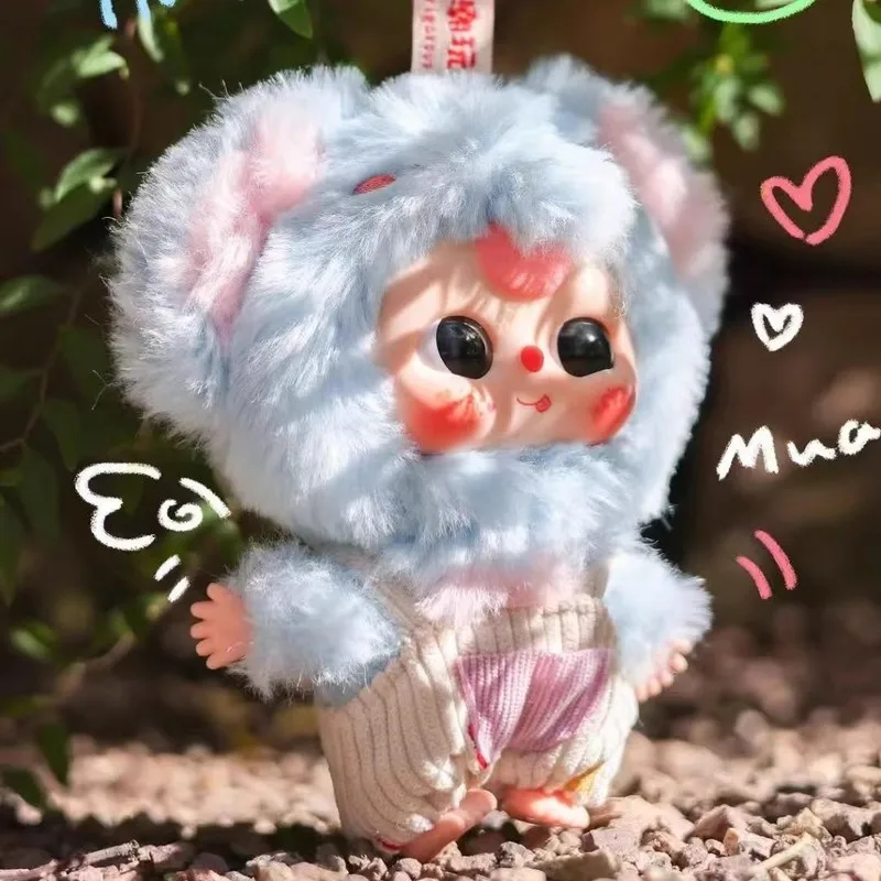New Genuine Baby Three Cutie Series Plush Blind Box Vinyl Bag Pendant Kawaii Doll Fashion Play Toy Decoration Doll Birthday Gift