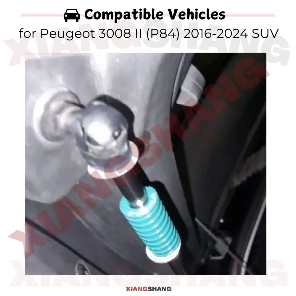 

Auto Pop-Up Trunk Struts for Peugeot 3008 II (P84) 2016-2024 SUV Automatic Opening Gas Lift Supports with Springs