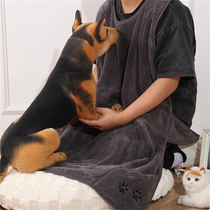 Pet Towels Quick-Drying Dog Soft Towel Water-Absorbent Bath Towel Convenient