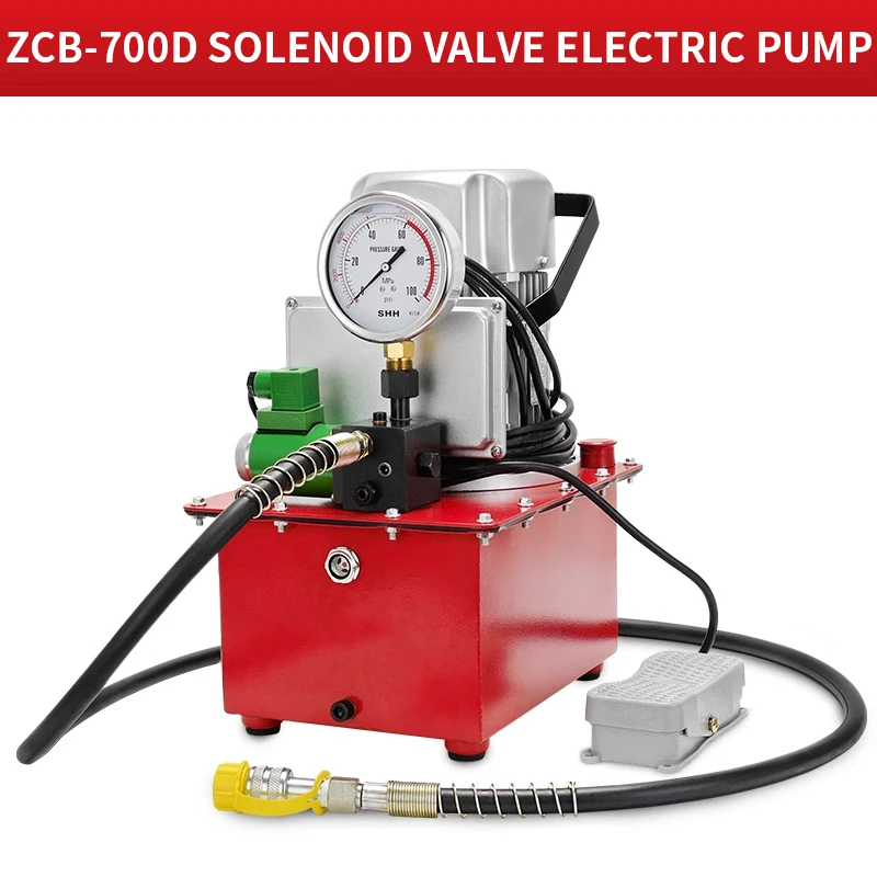 ZCB-700AB Powerful Double-Acting Electric Hydraulic Pump 220V/70MPa Ultra-High Pressure Water Pump Pump Hydraulic Tools