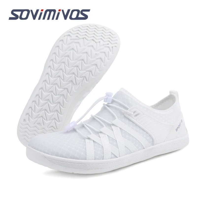 

New Wide Toe Men Shoes Casual Versatile Soft Sole Wide Last Shoes Walking Sneakers Breathable Mesh Comfortable Barefoot Shoes