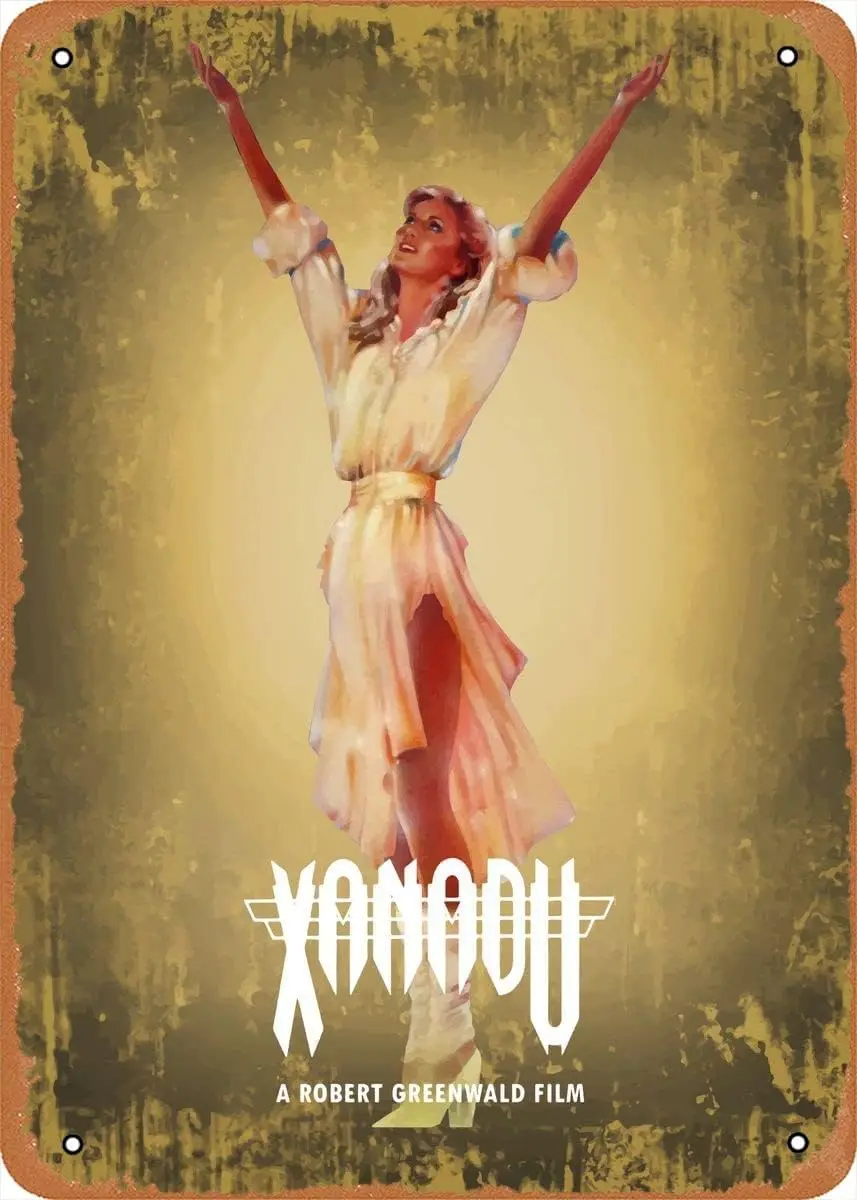 tage Metal Poster - Minimal Movie Posters Xanadu Tin Sign  Suitable for Wall Decoration of Bar,Cafe,Garage,Man CAVE