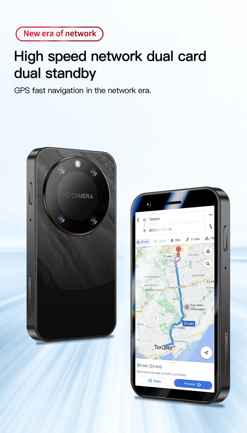 SOYES F8 Le plus petit smartphone au monde-3.0 pouces Android 8.1 intégré 2 Go de RAM + 16 Go de ROM double SIM 3G Google Play Store