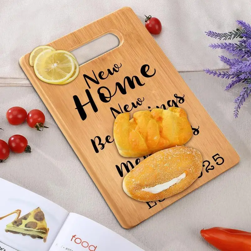 Schneidebretter für die Küche, doppelseitiges natürliches Schneidebrett in Lebensmittelqualität, Küchenschneidebrett, Schneidplatte für Fleisch
