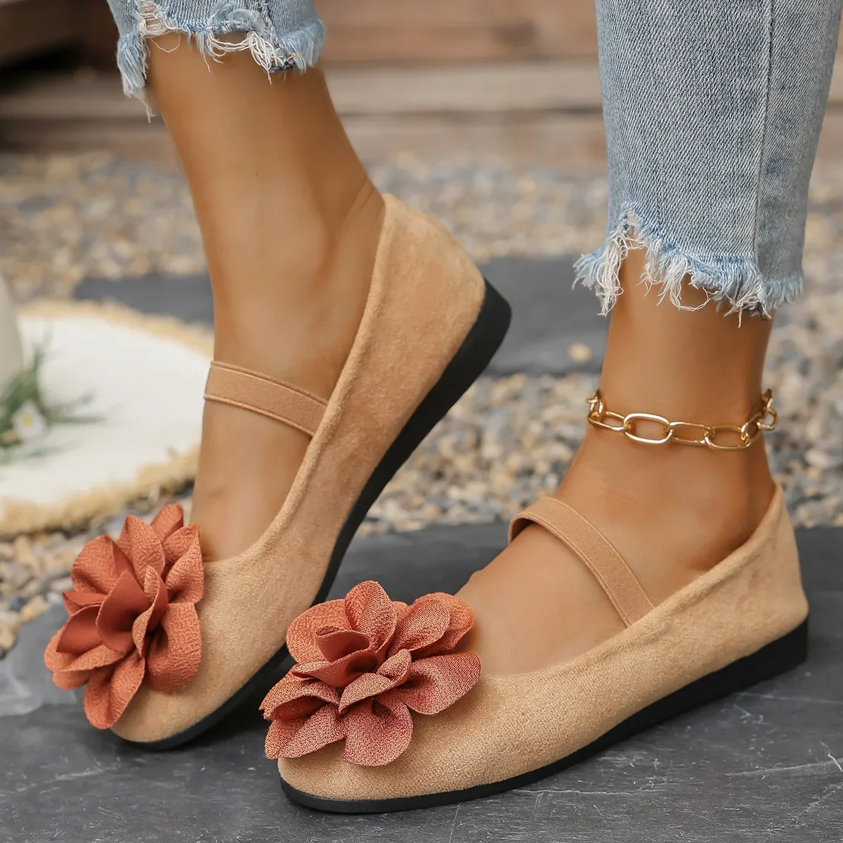 

Женские модные повседневные кроссовки на плоской подошве с цветочным принтом, женские весенние новые туфли на плоской подошве с острым носком для женщин, лоферы большого размера Мэри Джейн