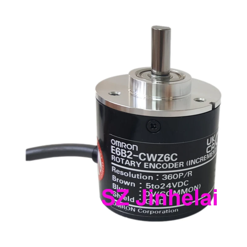Imagem -04 - Omron E6b2-cwz6c 100 200 360 500 600 1000 1024 2000p r Autêntico Lineaire Original Alongar Mini Codificador Rotativo Incremental 24vdc