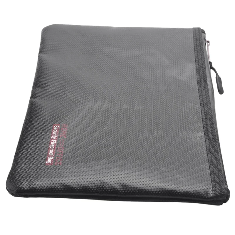 6X Fireproof Money Safe Document Bag. Silicone Coated Fire & Water Resistant Safe Cash Bag. Fireproof Safe Storage
