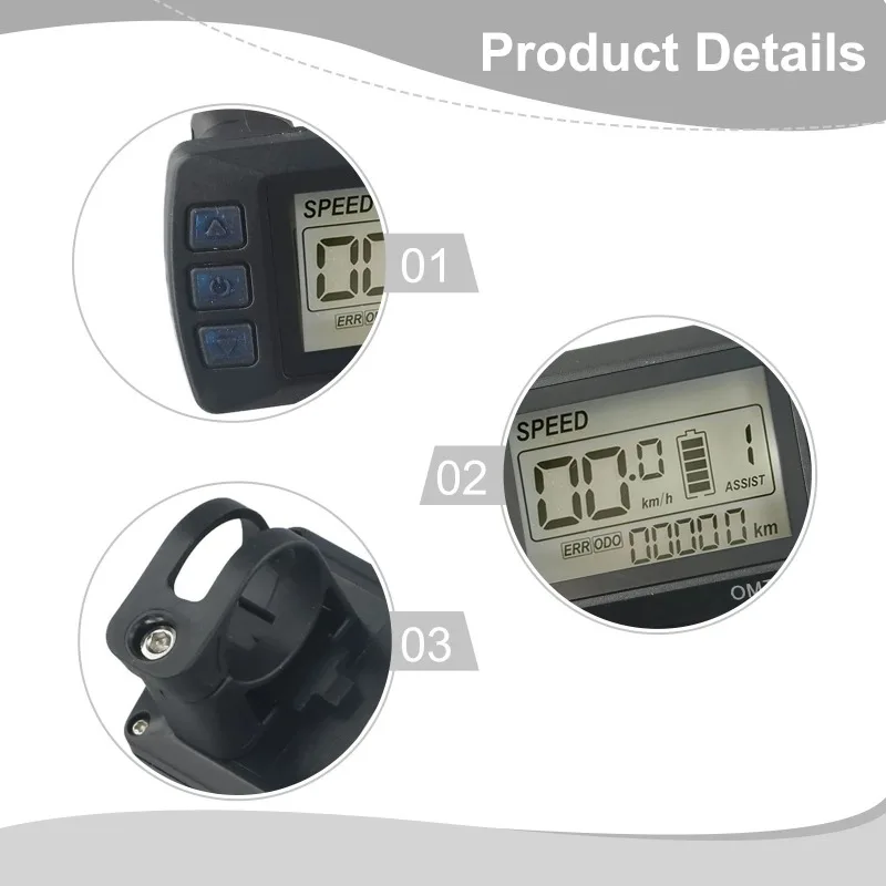 

LCD Liquid Crystal Meter OMT-M3 36V48V SM Connector