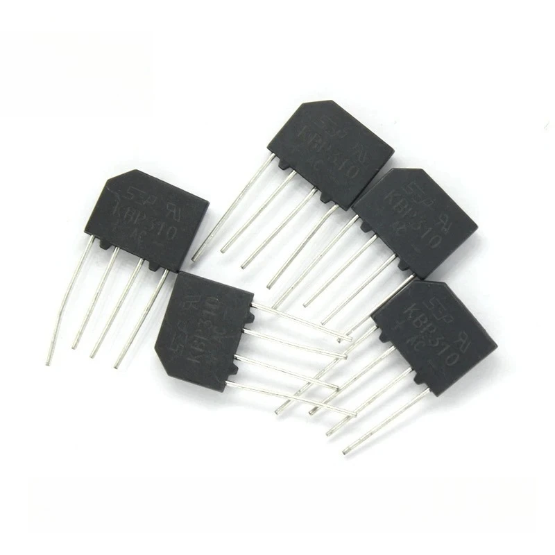 5PCS KBP310 Rectifiers 3A 1000V Single Phase Bridge Rectifier Diode DIP Package for DIY Circuit Electronic Repair