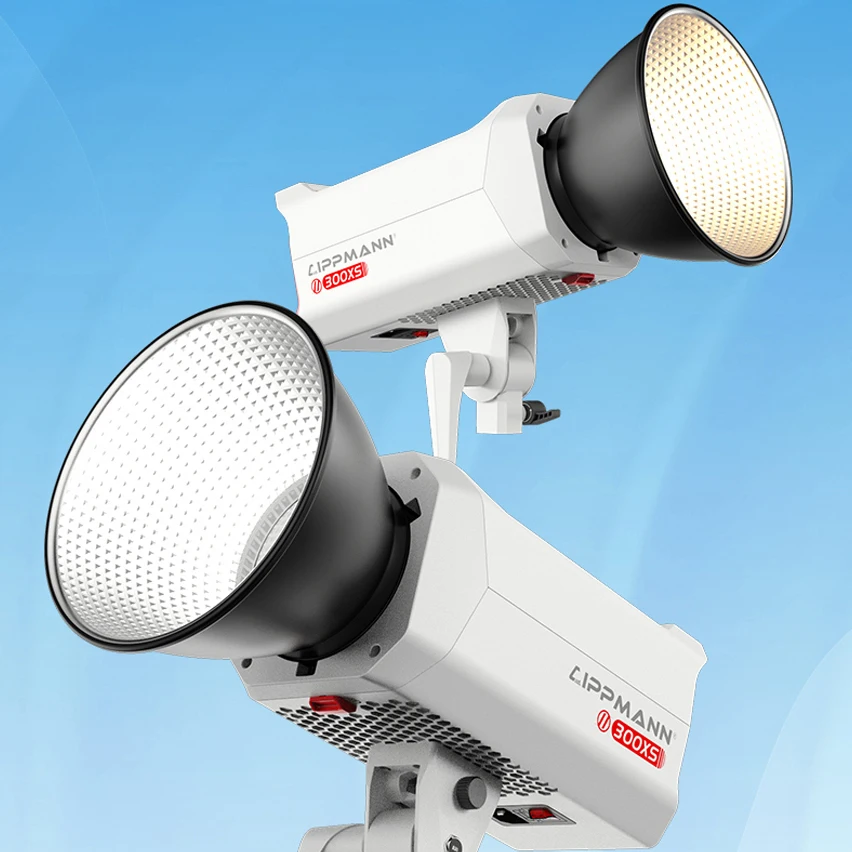 FF300XS 150 واط ثنائي اللون الأضواء 2800 كيلو-6500 كيلو COB الفيديو الضوئي التصوير الإضاءة ملء الضوء للاستوديو في الهواء الطلق