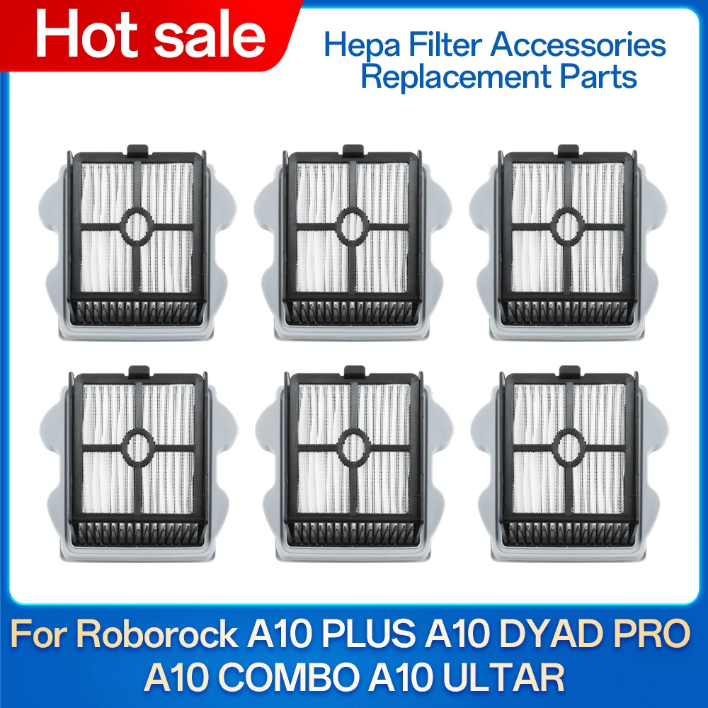 Compatible For Roborock Dyad Pro / Dyad Pro Combo / A10 Plus /A10 Ultra Vacuum Cleaner Hepa Filter Accessories Replacement Parts