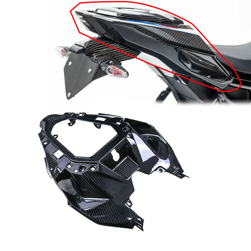 

For BMW S1000R S1000 R Modified 3K Carbon Fiber Rear Seat Panel Fairing Back Cover Motorcycle Accessories 2021 2022