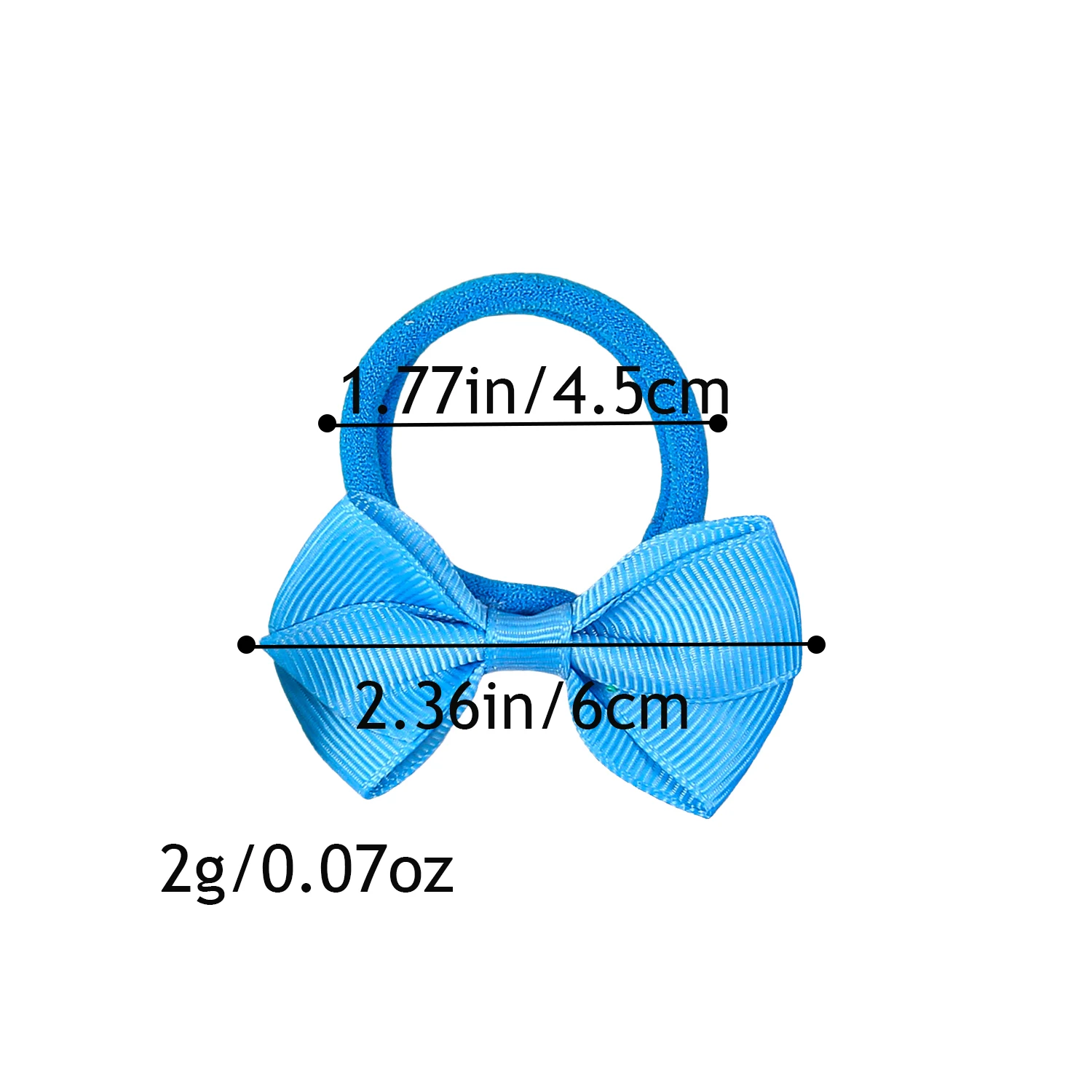 10/40pcs Satin Bow Nylon Elastic Hair Band For Girls Cute Soft Ponytail Hair Band For Kids Women Daily School Hair Accessories