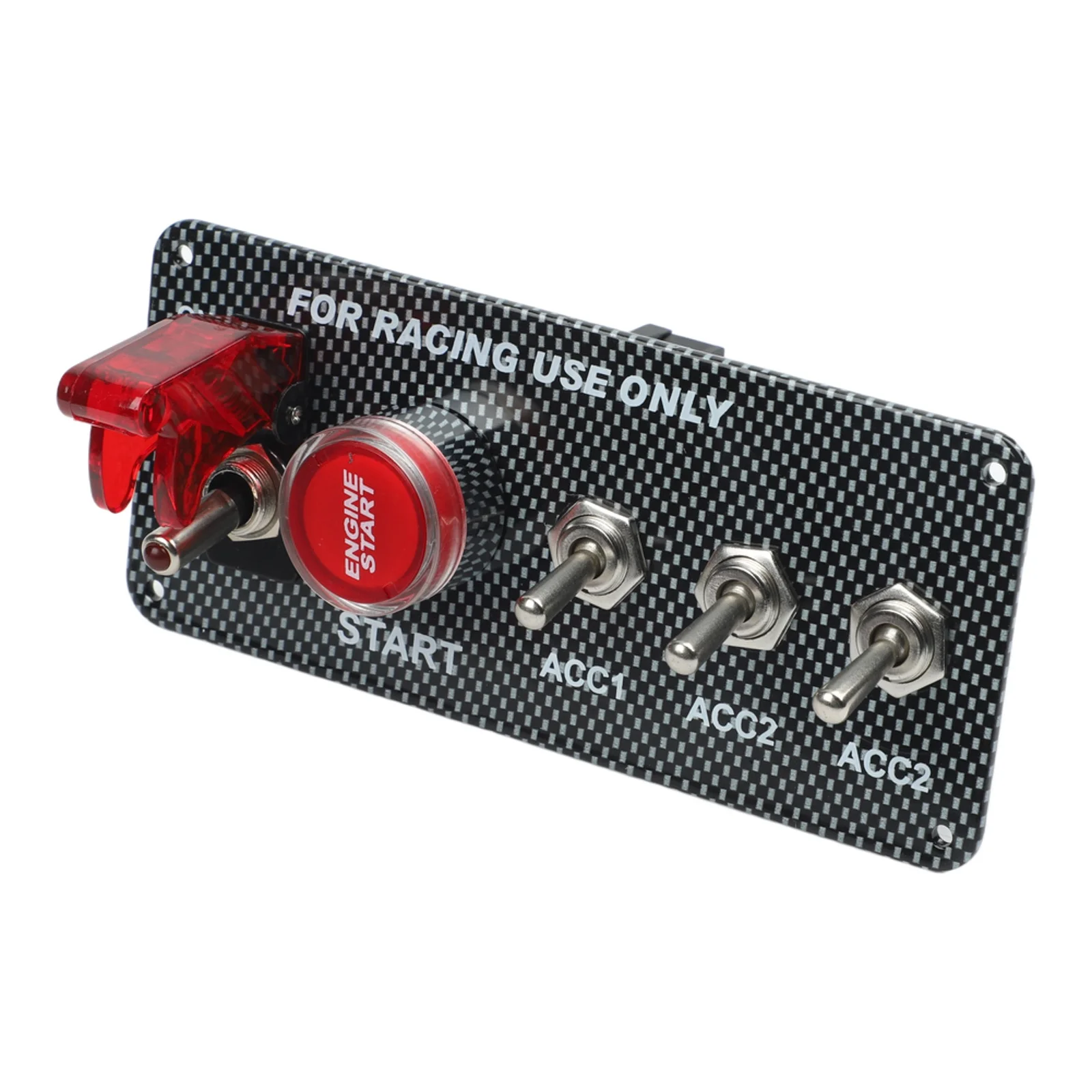 High Performance Ignition Switch Panel Compatible With Racing Cars And Performance Boats Using Relay Interface