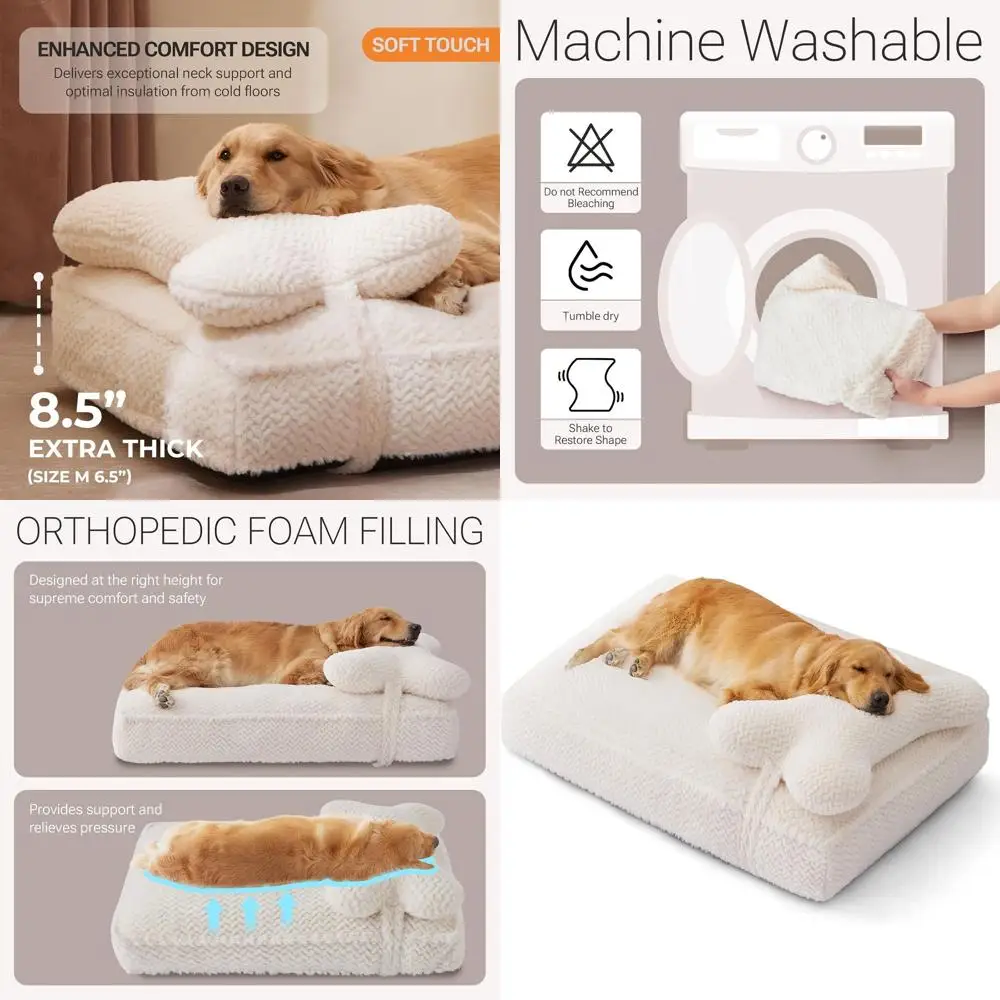 Faux Fur Dog Bed Fo…