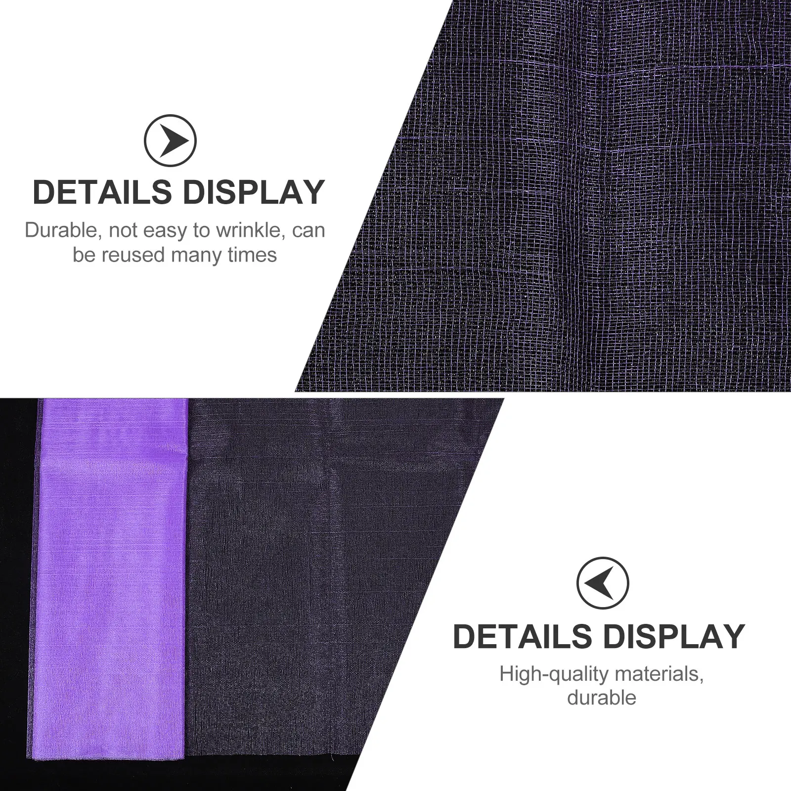 

Wedding Arch Decor Drapes Purple Fabric Curtains Party Backdrop Arched Drapery Home Decoration Reusable Storable