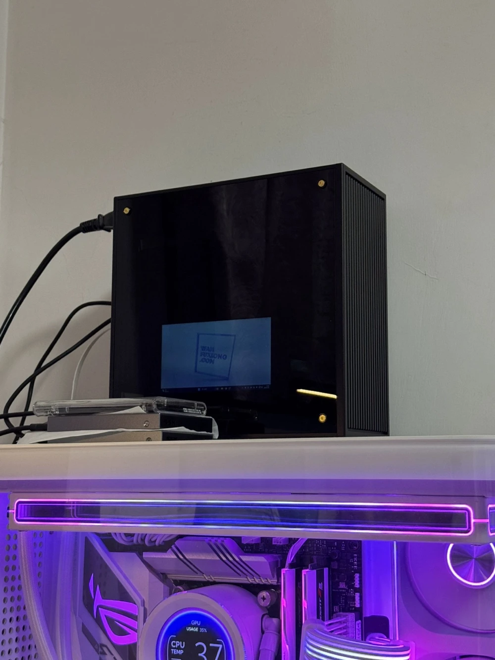 LP P6 ITX Case Aluminum CNC Mini PC Chassis for 4060 GPU with 1U