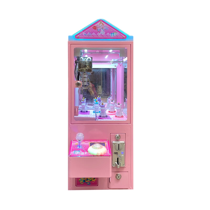 Butikowy łapa szczęścia Grab Doll Machine domowy klip automat z cukierkami klip łapa szczęścia mała moneta Mini komercyjna